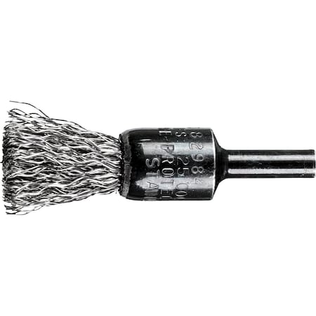 Pferd Crimped Wire End Brush, .014SS Wire, 1/2 82984
